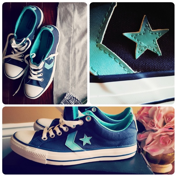 Converse | RARE Star Plyr EV OX NWOT | Navy, Blue - Picture 2 of 5